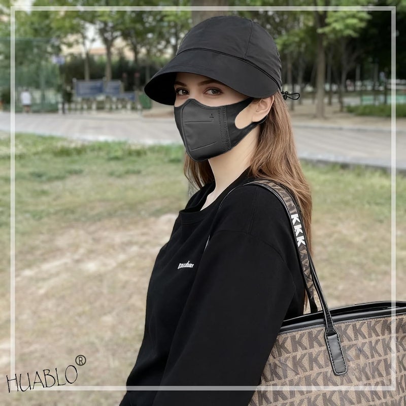 huablo ] UPF 50+ Womens Sun Hat Wide Brim Sun Hat UV Protection Hiking Fishing Hats 12P-ZYMao - Image 2